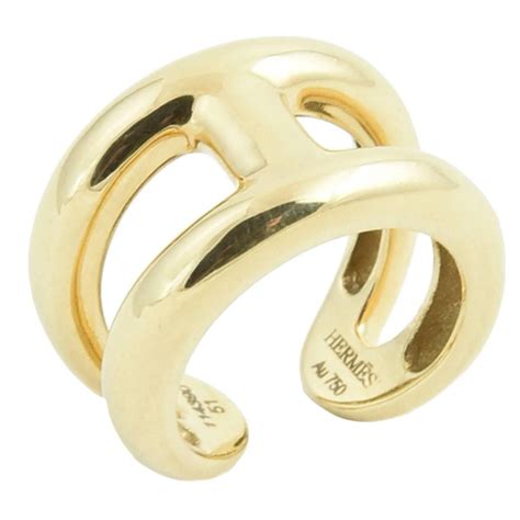 Hermes gold necklace wedding band